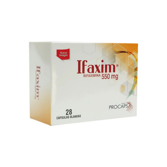 IFAXIM 550 MG CAPSULA BLANDAS CAJA X 28