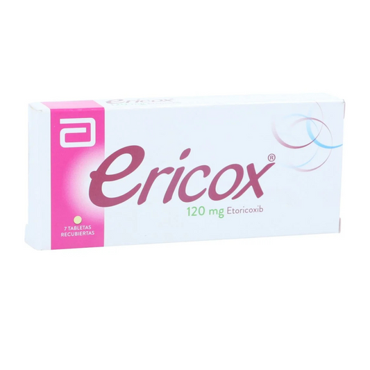 ERICOX 120 MG TABLETA CAJA X 7