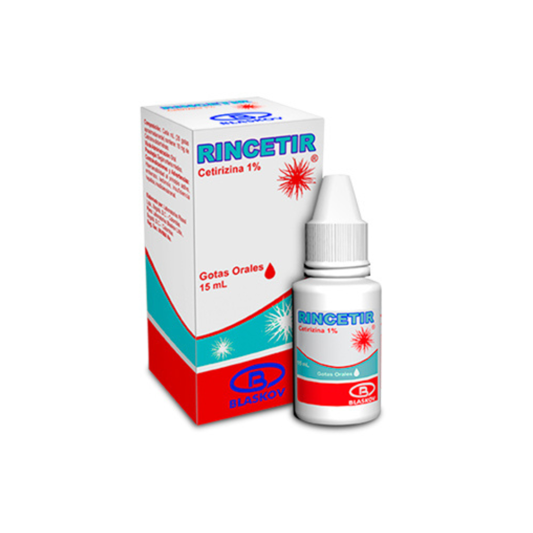 RINCETIR 10 MG/ML GOTAS ORALES FRASCO X 15 ML