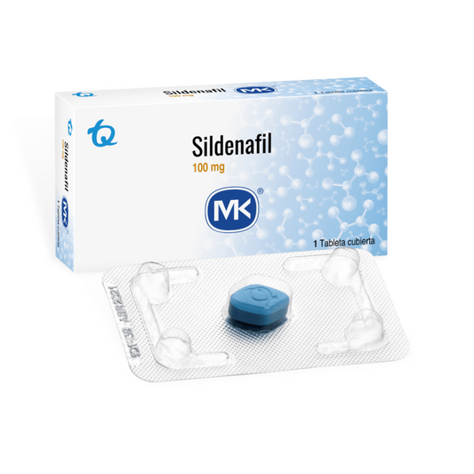 SILDENAFIL MK 100 MG TABLETA CAJA X 1