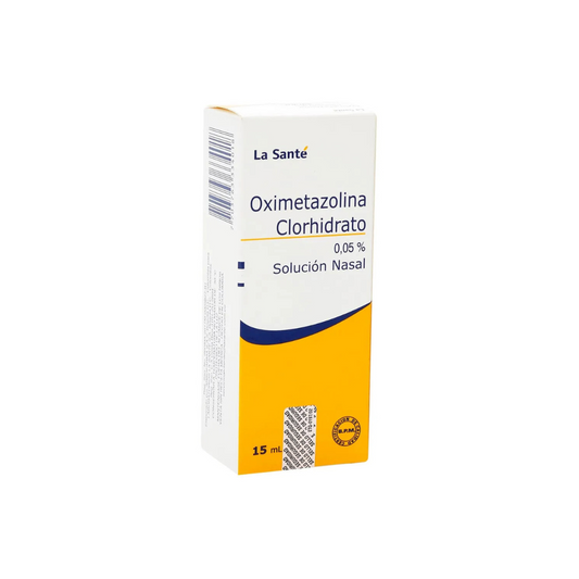 OXIMETAZOLINA CLORHIDRATO LA SANTE 0.050 % SOLUCIÓN NASAL FRASCO X 15 ML