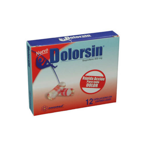 DOLORSIN 400 MG CAPSULA DURAS CAJA X 12