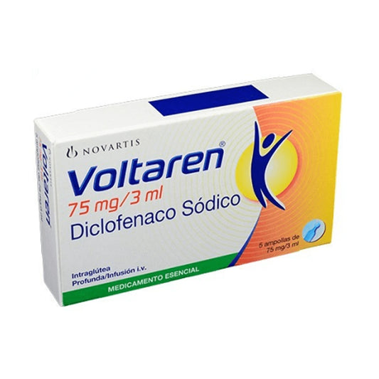 VOLTAREN 75 MG SOLUCIÓN INYECTABLE CAJA X 5