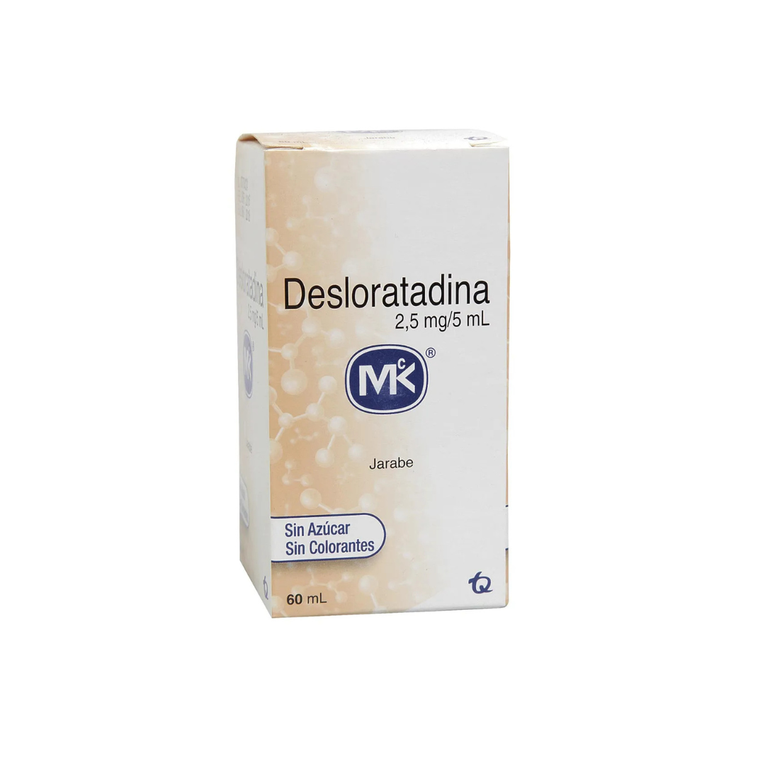 DESLORATADINA TECNOFAR 2.5 MG/5 ML JARABE FRASCO X 60 ML