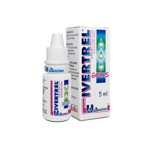 IVERTREL 6 MG SOLUCIÓN ORAL FRASCO X 5 ML