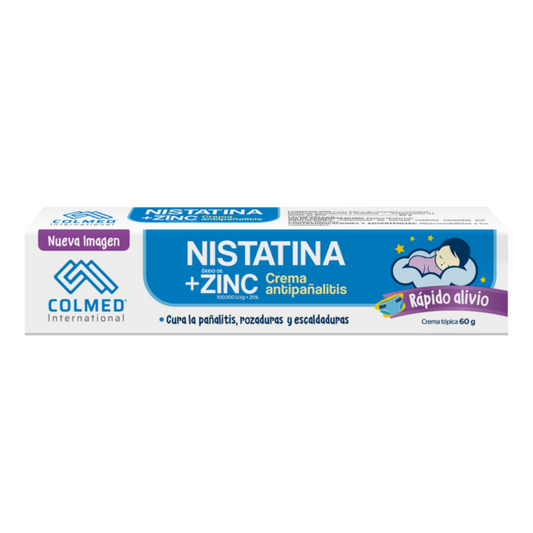 NISTATINA/OXIDO DE ZINC 2G/20 G UNGÜENTO TOPICO TUBO X 60 G