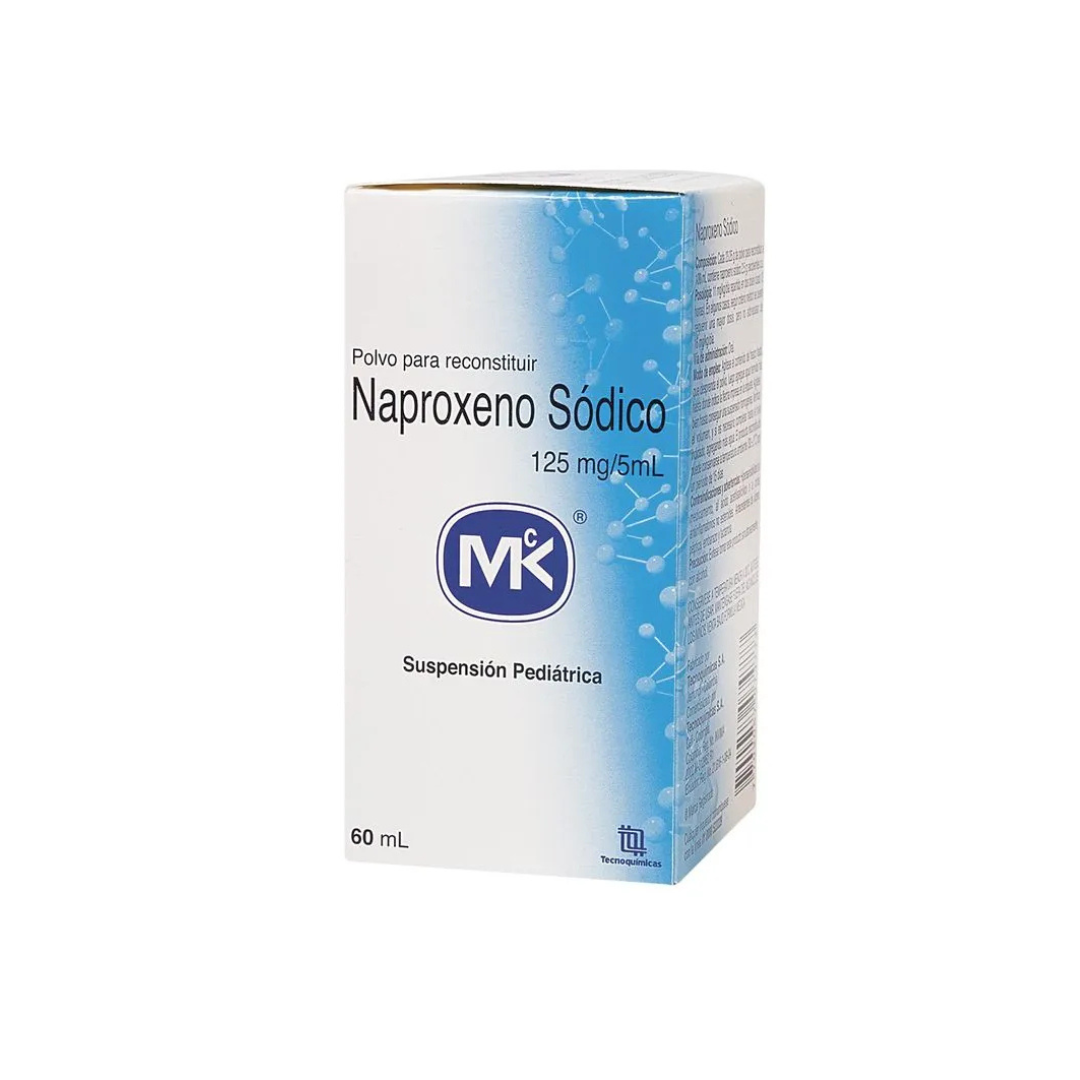 NAPROXENO MK 125 MG/5 ML SUSPENSION ORAL FRASCO X 60 ML