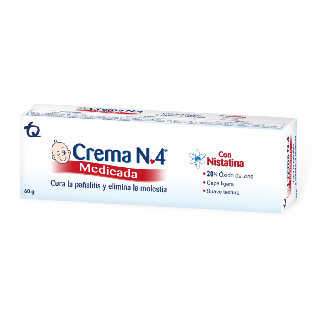 CREMA N4 MEDICADA 20 G/10000000 UI CREMA TOPICA TUBO X 60 G