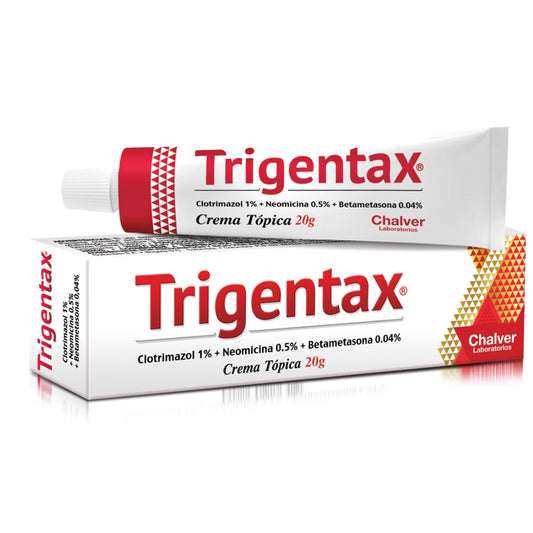 TRIGENTAX 0.5 G/1 G/0.04 G CREMA TOPICA TUBO X 20 G