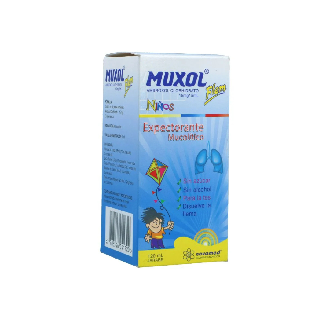 MUXOL 0.3 G JARABE FRASCO X 120 ML