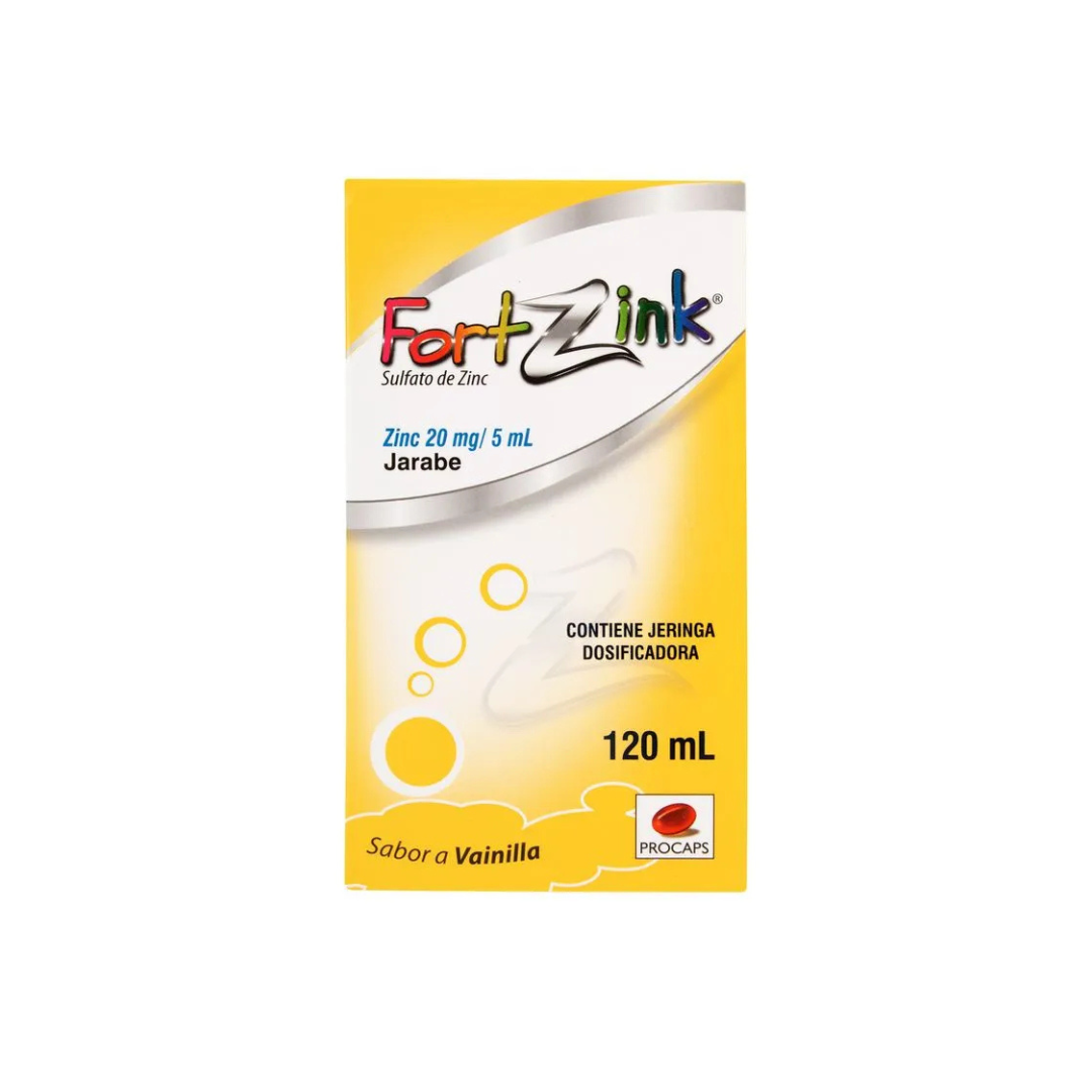 FORTZINK 20 MG/5 ML JARABE FRASCO X 120 ML