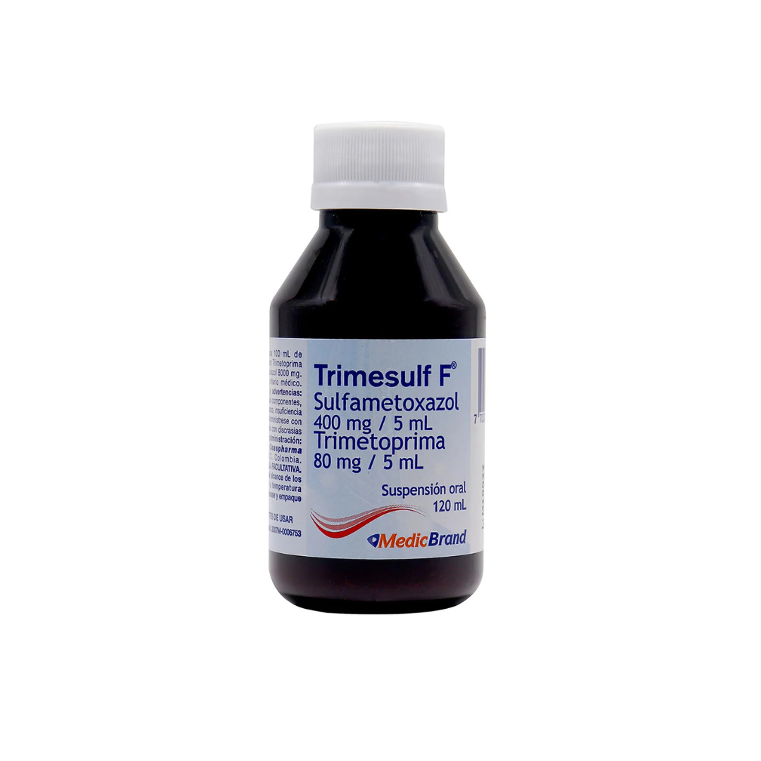 TRIMESULF F 1600 MG/8000 MG SUSPENSION ORAL FRASCO X 120 ML