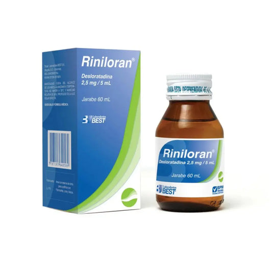 RINILORAN 50 MG JARABE FRASCO X 60 ML