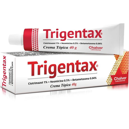 TRIGENTAX 0.5 G/1 G/0.04 G CREMA TOPICA TUBO X 40 G