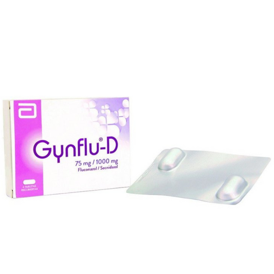 GYNFLU D 1000 MG/75 MG TABLETA RECUBIERTA CAJA X 4