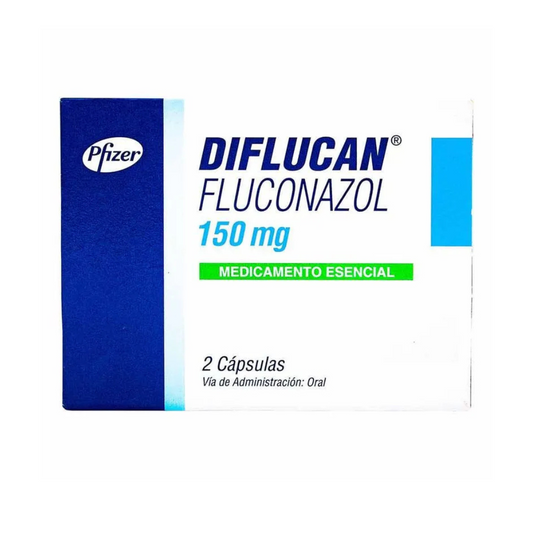 DIFLUCAN 150 MG CAPSULA DURAS CAJA X 2