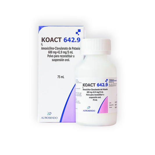KOACT 12000 MG/858 MG POLVO PARA SUSPENSIÓN FRASCO X 75ML
