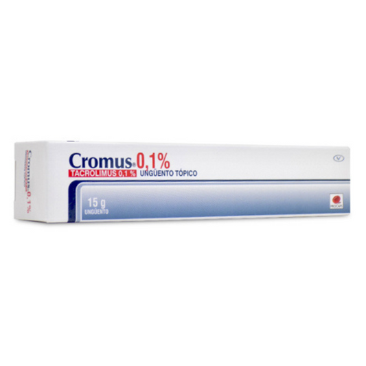 CROMUS 0.1 % UNGÜENTO TOPICO TUBO X 15 G