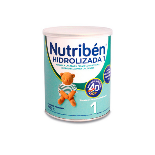 NUTRIBEN HIDROLIZADO 1 POLVO ORAL LATA X 400 GR