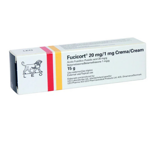 FUCICORT 2 G/0.1 G CREMA TOPICA TUBO X 15 G