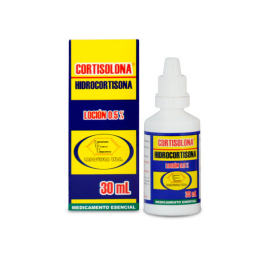 CORTISOLONA 0.5 % LOCIÓN TOPICA FRASCO X 30 ML