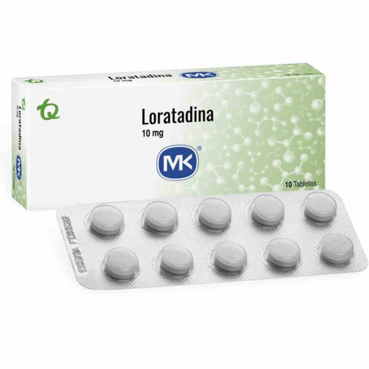 LORATADINA MK 10 MG TABLETA CAJA X 10
