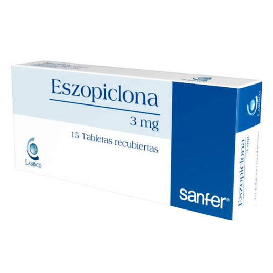 ESZOPICLONA LABINCO 3 MG TABLETA CAJA X 15
