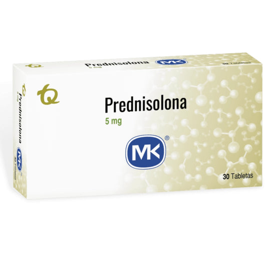 PREDNISOLONA MK 5 MG TABLETA CAJA X 30