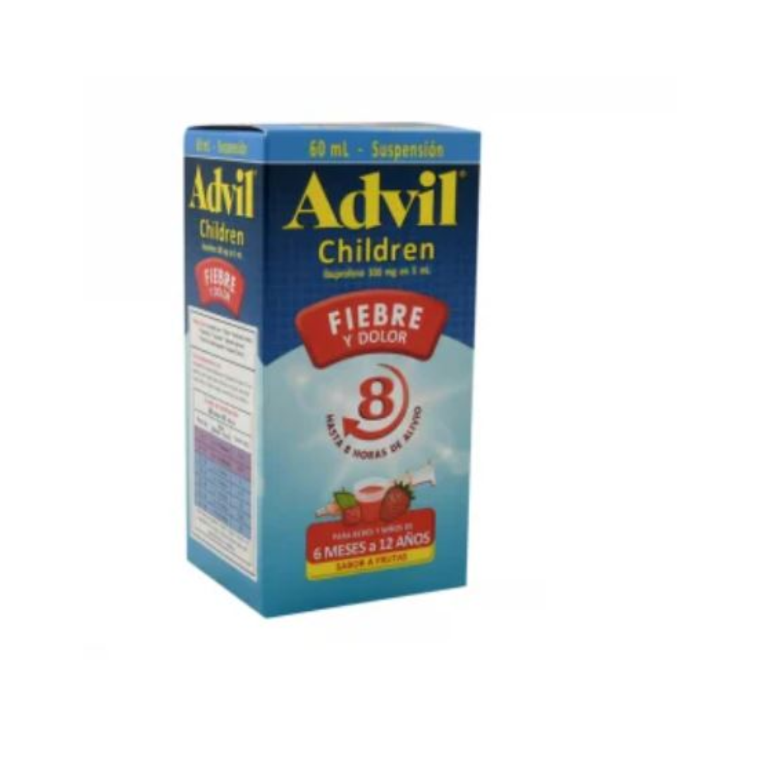 ADVIL CHILDREM 100 MG/5 ML SUSPENSION ORAL FRASCO X 60 ML