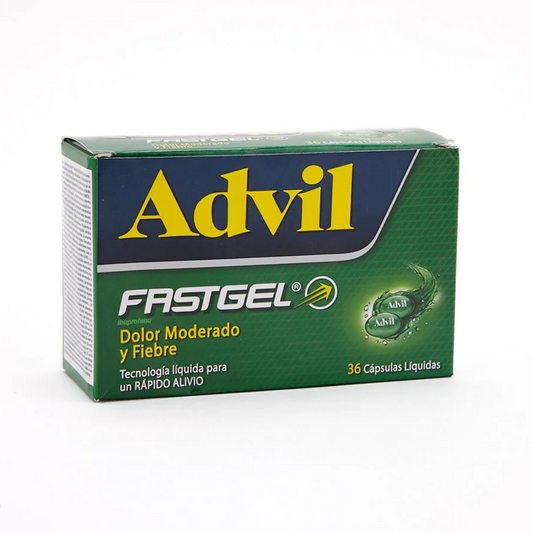 ADVIL FASTGEL 200 MG CAPSULA CAJA X 4