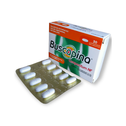 BUSCAPINA COMPOSTIUM NF 325/ 10 MG TABLETA CAJA X 30