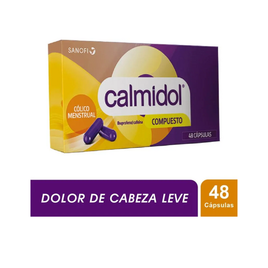 CALMIDOL COMPUESTO 200/ 30 MG CAPSULA CAJA X 48