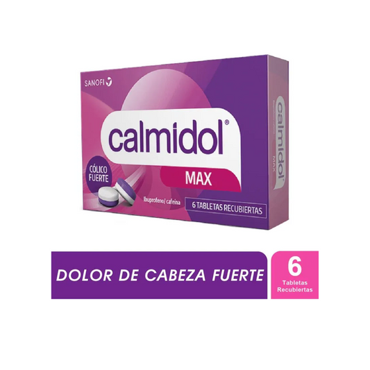 CALMIDOL MAX 400/ 65 MG TABLETA RECUBIERTA CAJA X 6