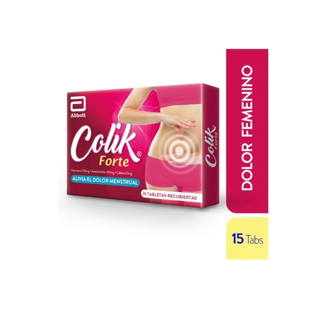 COLIK FORTE 250 /65 / 220 MG TABLETA CAJA X 15