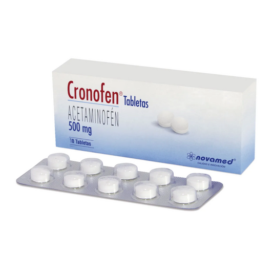 CRONOFEN 500 MG TABLETA CAJA X 10