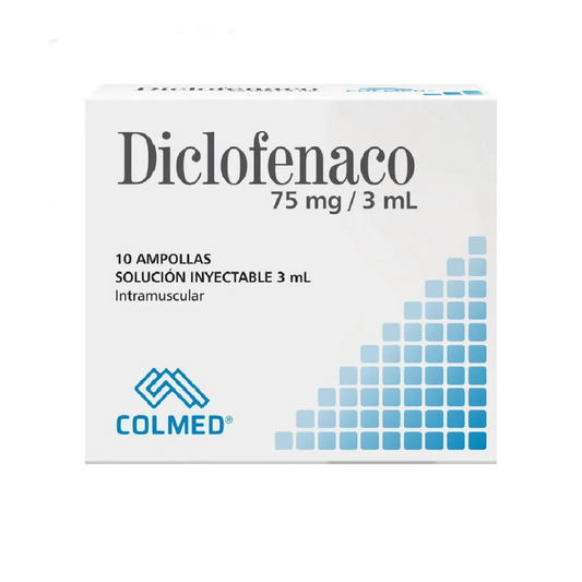 DICLOFENACO SODICO PROCAPS 75 MG/3 ML SOLUCIÓN INYECTABLE CAJA X 10