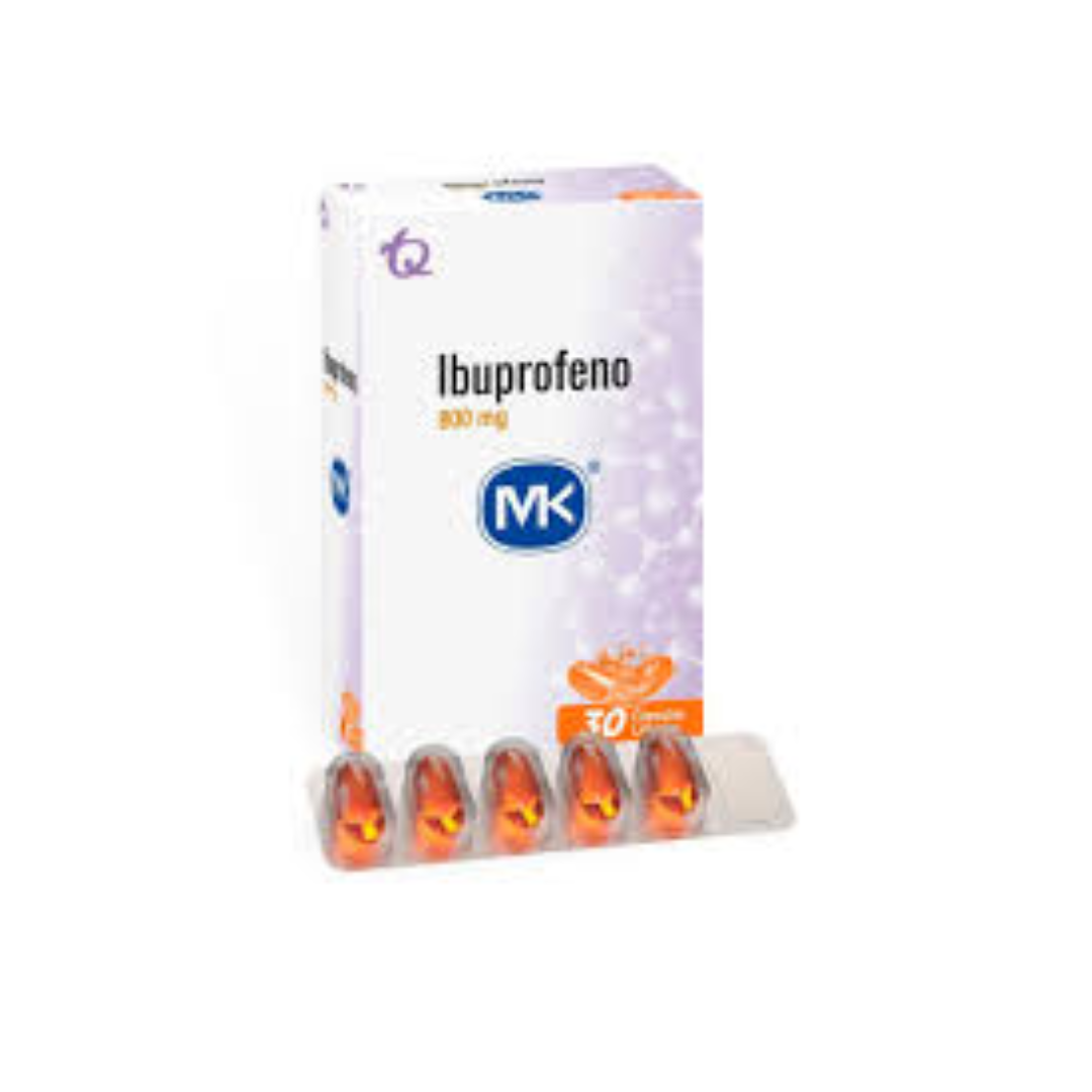 IBUPROFENO MK 800 MG CAPSULA BLANDAS CAJA X 30