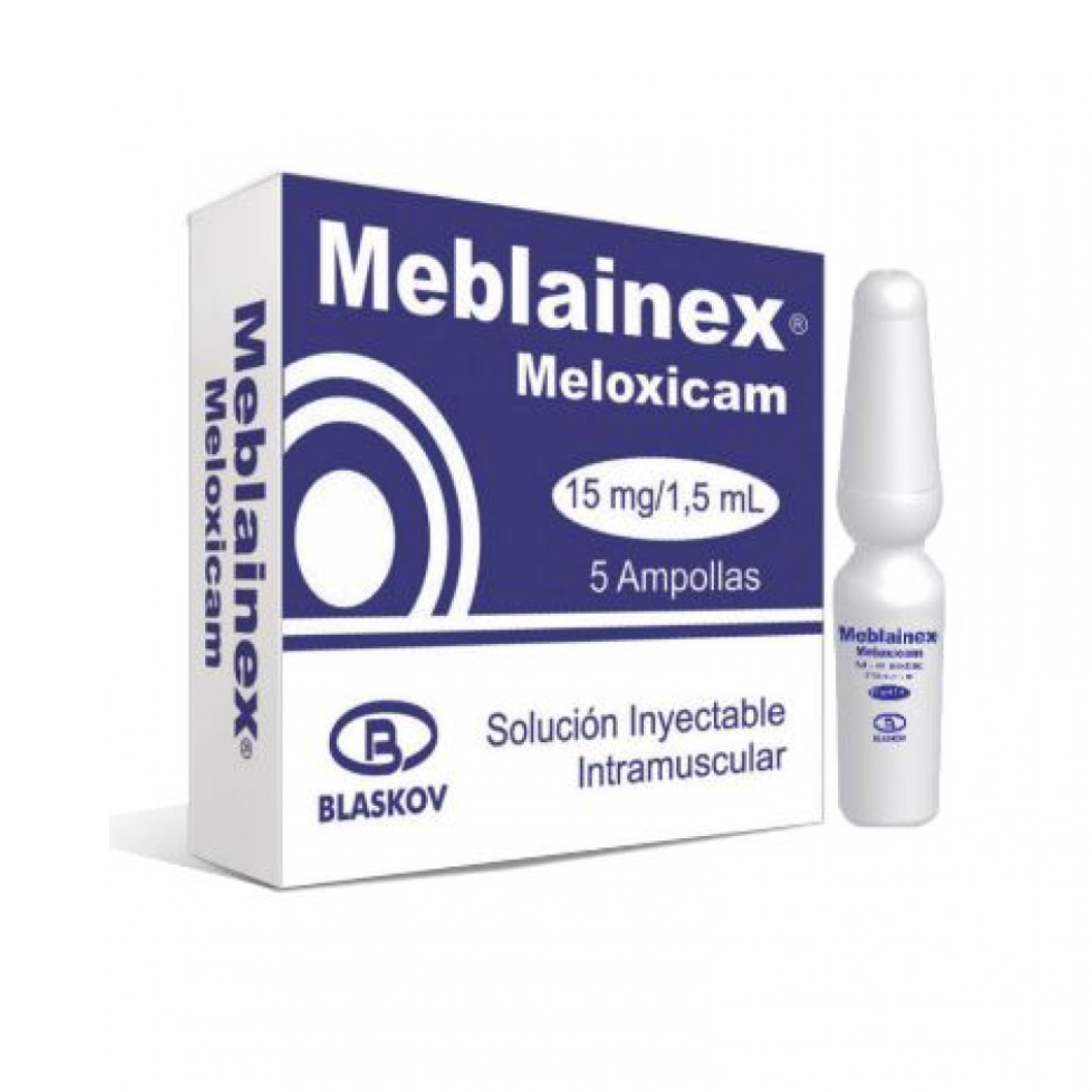 MELOXICAM BLASKOV 15 MG/1.5 ML SOLUCIÓN INYECTABLE CAJA X 5