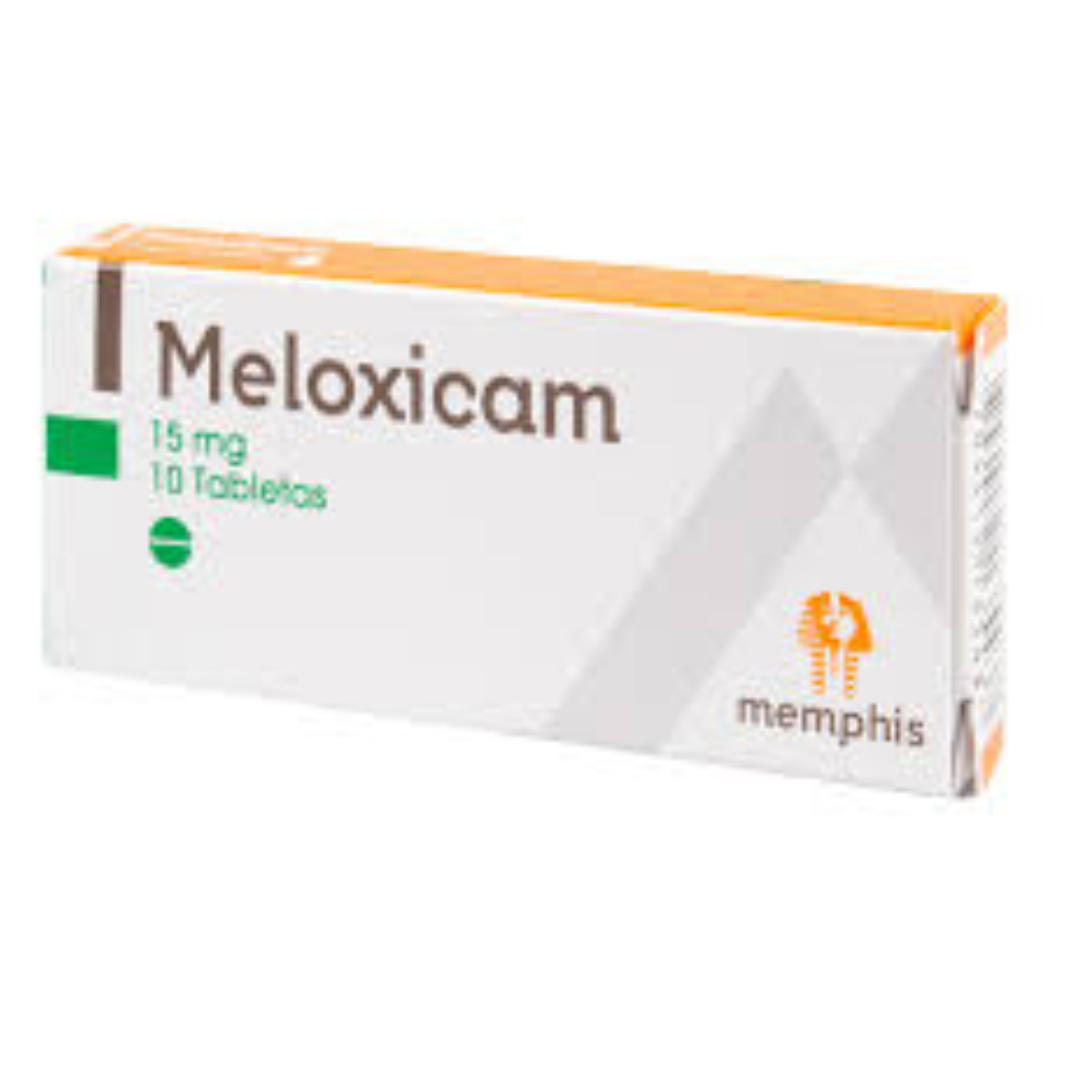 MELOXICAM MEMPHIS 15 MG TABLETA CAJA X 10