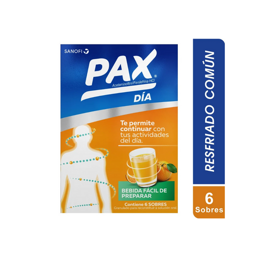 PAX DIA NARANJA ( 6 G) SOBRES CAJA X 6