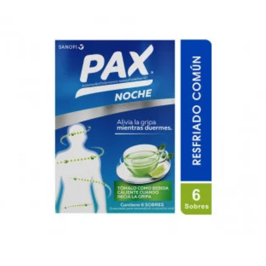 PAX NOCHE LIMON (6 G) SOBRES CAJA X 6