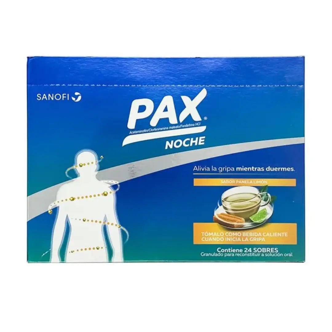 PAX NOCHE PANELA LIMON (6 G) SOBRES CAJA X 24