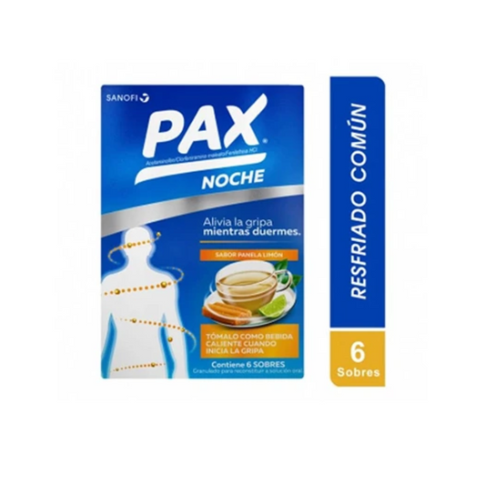 PAX NOCHE PANELA LIMON (6 G) SOBRES CAJA X 6