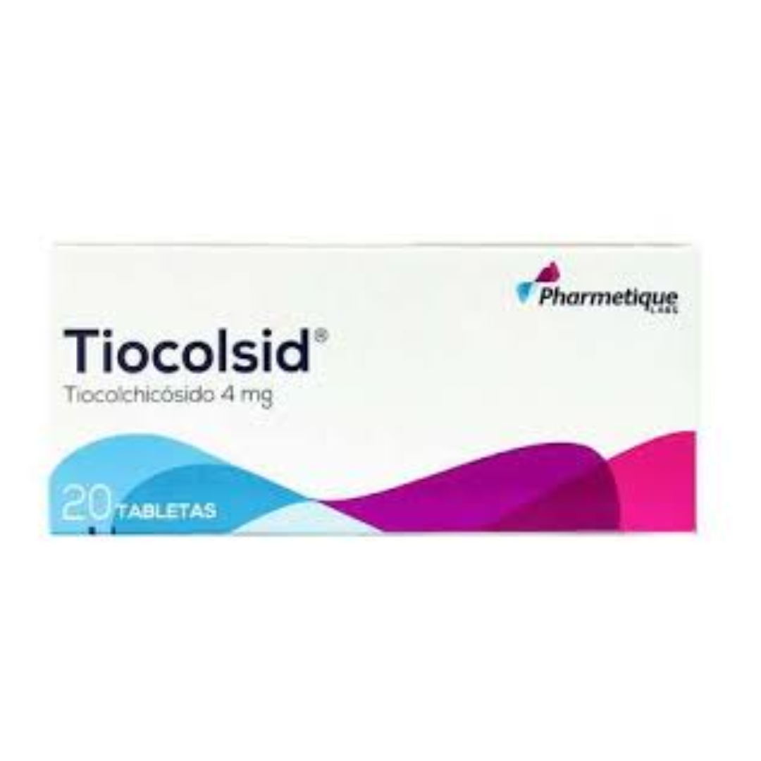 TIOCOLSID 4 MG TABLETA CAJA X 20