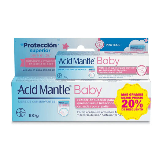 ACID MANTLE BABY + 30 GR CREMA TOPICA TUBO X 100 GR