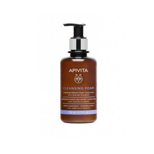 APIVITA CLEANSING FACE & EYES CREAMY FOAM CREMA FACIAL FRASCO X 200 ML