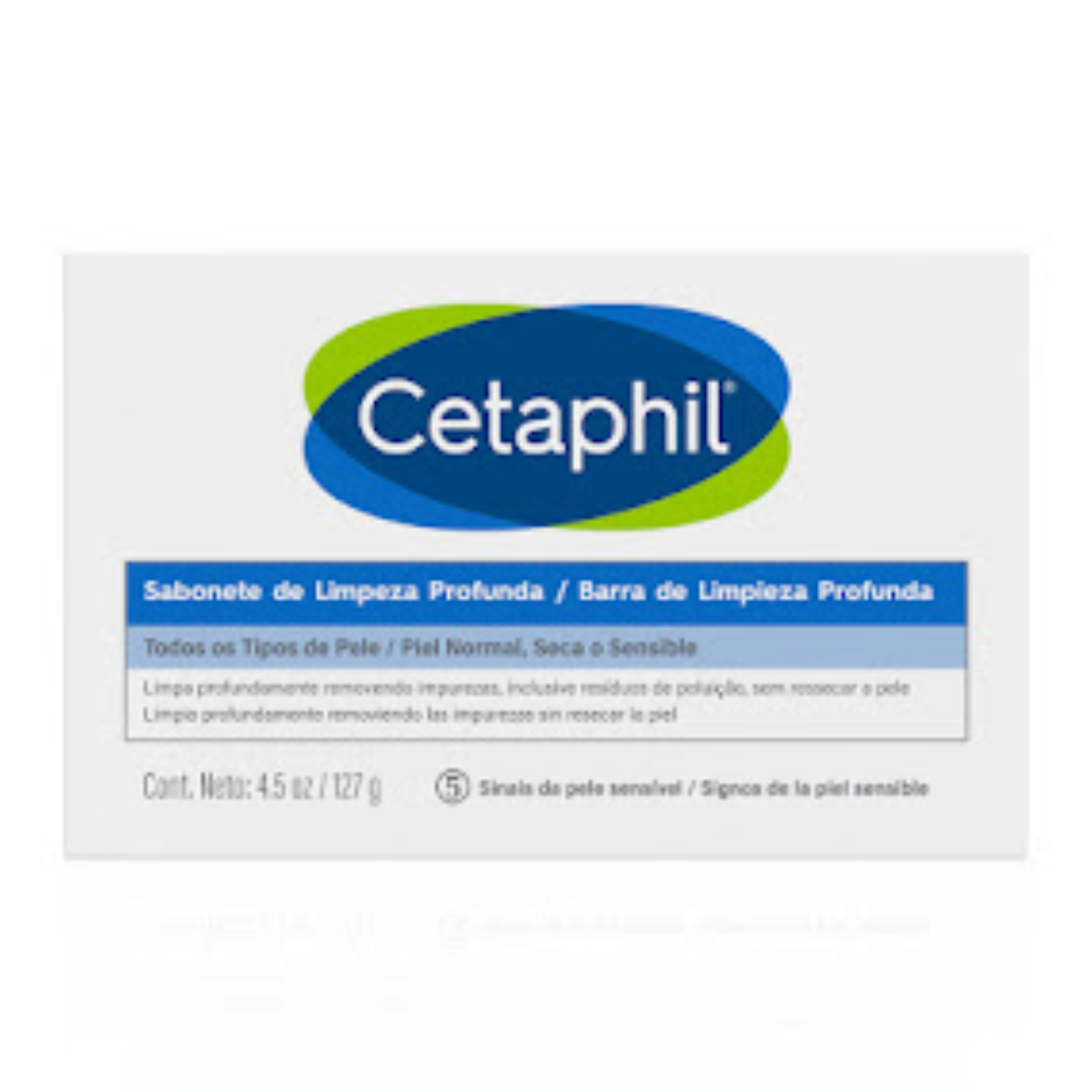 CETAPHIL BARRA LIMPIEZA PROFUNDA X 127 GR JABON CAJA X 1