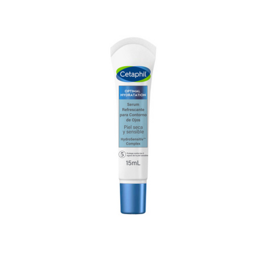 CETAPHIL OPTIMAL HYDRATION SERUM REFRESCANTE PARA CONTORNO DE OJOS CREMA FACIAL FRASCO X 15 ML