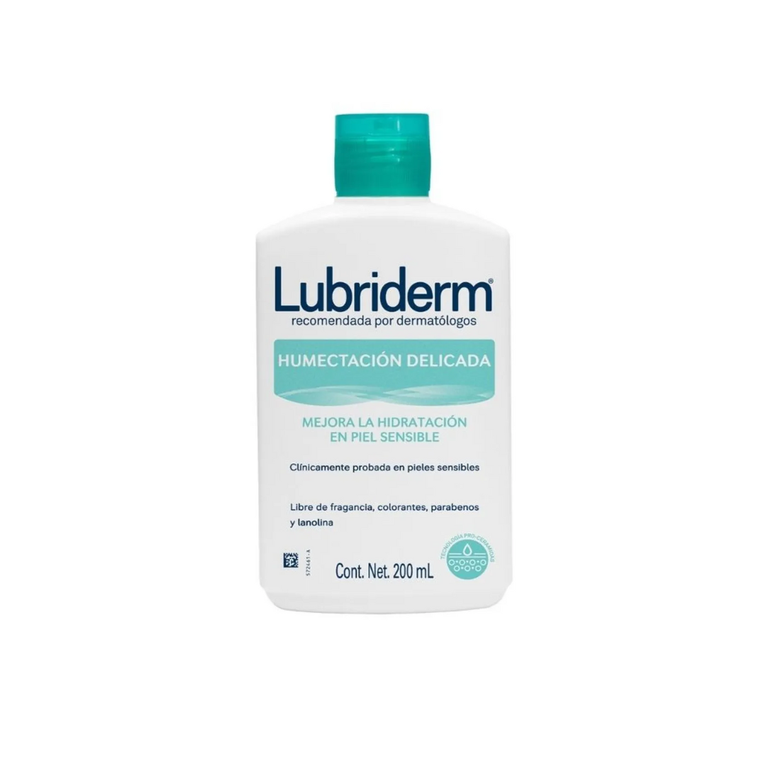 LUBRIDERM HUMECTACION DELICADA CREMA TOPICA FRASCO X 200 ML