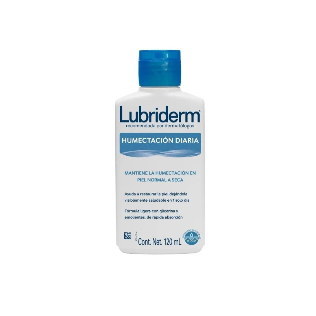 LUBRIDERM HUMECTACION DIARIA CREMA TOPICA FRASCO X 120 ML